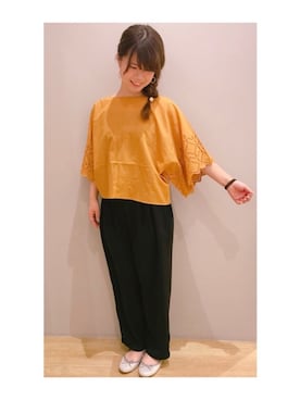「フィッシュボーン」｜さ り ーさん（レディース・154cm）の春コーディネート
