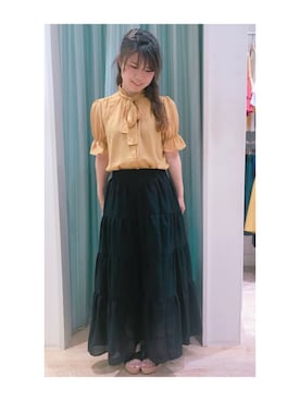 「ORiental TRaffic（オリエンタルトラフィック）の【ORiental TRaffic】 ウェッジサンダル（サンダル）」を使った、さ り ーさん（レディース・154cm）の夏コーディネート