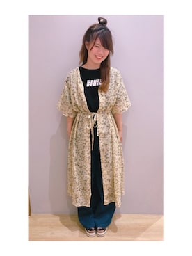 「NiCORON（ニコロン）のアイテム」を使った、さ り ーさん（レディース・154cm）の夏コーディネート