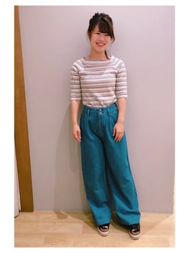 さ り ーさん（レディース・154cm）の夏コーディネート
