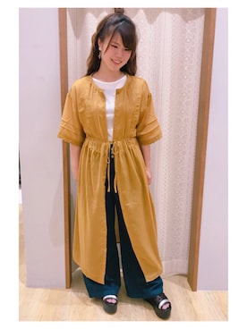 「NiCORON（ニコロン）のアイテム」を使った、さ り ーさん（レディース・154cm）の夏コーディネート