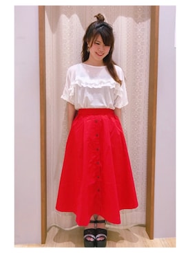 さ り ーさん（レディース・154cm）の夏コーディネート