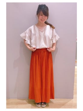 さ り ーさん（レディース・154cm）の夏コーディネート