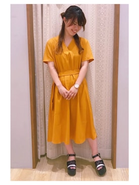 「NiCORON（ニコロン）のアイテム」を使った、さ り ーさん（レディース・154cm）の夏コーディネート