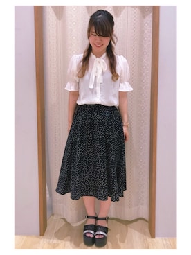 「NiCORON（ニコロン）のアイテム」を使った、さ り ーさん（レディース・154cm）の夏コーディネート