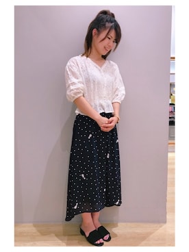 「うさまる」｜さ り ーさん（レディース・154cm）の夏コーディネート