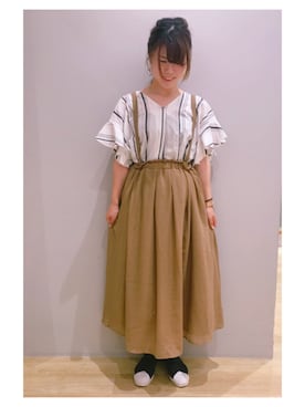 さ り ーさん（レディース・154cm）の夏コーディネート