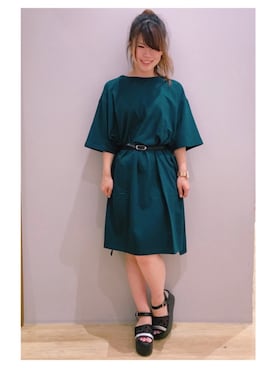 「NiCORON（ニコロン）のアイテム」を使った、さ り ーさん（レディース・154cm）の夏コーディネート
