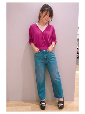 「NiCORON（ニコロン）のアイテム」を使った、さ り ーさん（レディース・154cm）の夏コーディネート