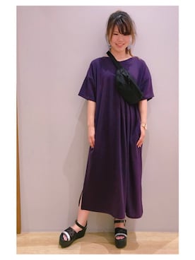 「NiCORON（ニコロン）のアイテム」を使った、さ り ーさん（レディース・154cm）の夏コーディネート