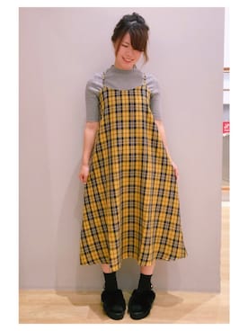 「ファーサンダル」｜さ り ーさん（レディース・154cm）の夏コーディネート