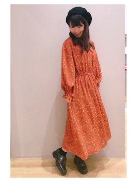 「フリルネック」｜さ り ーさん（レディース・154cm）の夏コーディネート