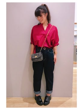 さ り ーさん（レディース・154cm）の夏コーディネート