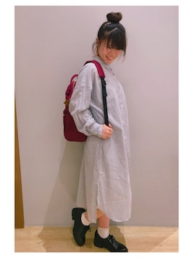 「Anello」｜「アイテム（その他）」を使った、さ り ーさん（レディース・154cm）の秋コーディネート
