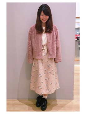 「ファーブルゾン」｜さ り ーさん（レディース・154cm）の秋コーディネート