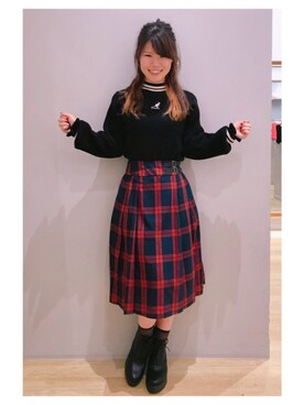 「オルチャンファッション」｜「アイテム（その他）」を使った、さ り ーさん（レディース・154cm）の秋コーディネート