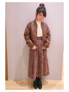 さ り ーさん（レディース・154cm）の秋コーディネート