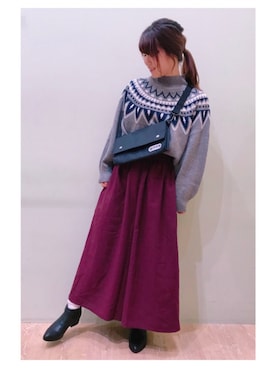 さ り ーさん（レディース・154cm）の秋コーディネート