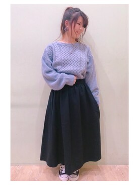 さ り ーさん（レディース・154cm）の冬コーディネート
