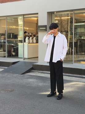 「ohotoro」｜byoungil Leeさん（メンズ・184cm）の春コーディネート