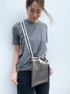「08sircus（ゼロエイトサーカス）のアイテム」を使った、Mana Sodaさん（レディース・168cm）の夏コーディネート