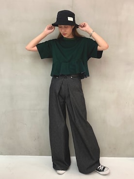 Mana Sodaさん（レディース・168cm）の夏コーディネート