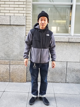 「Engineered Garments（エンジニアードガーメンツ）のアイテム（スリッポン）」を使った、tannyさん（メンズ・167cm）の秋コーディネート