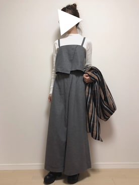 「ZUCCa（ズッカ）のアイテム」を使った、nanaさん（レディース・164cm）の冬コーディネート