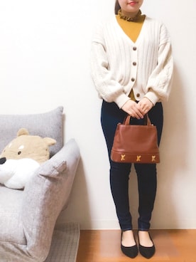 「ASBee（アスビー）のアイテム（パンプス）」を使った、non＊さん（レディース・154cm）の秋コーディネート