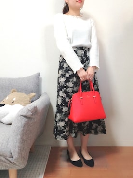 「ASBee（アスビー）のアイテム（パンプス）」を使った、non＊さん（レディース・154cm）の秋コーディネート