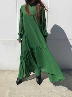 「Ameri（アメリ）のアイテム」を使った、RINONさん（レディース・152cm）の秋コーディネート