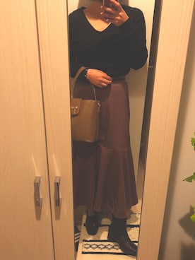 M i k iさん（レディース・159cm）の秋コーディネート