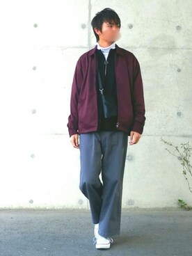 「アイテム（ブルゾン）」を使った、KAZUMAさん（メンズ・173cm・10代）の冬コーディネート