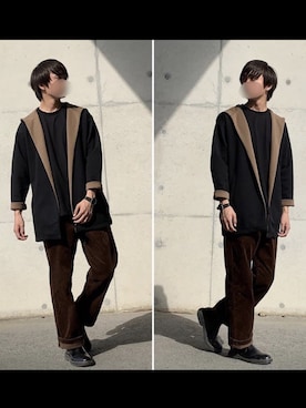「RAGEBLUE（レイジブルー）のアイテム（腕時計）」を使った、KAZUMAさん（メンズ・173cm）の秋コーディネート