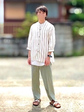 「RAGEBLUE（レイジブルー）のアイテム（腕時計）」を使った、KAZUMAさん（メンズ・173cm）の秋コーディネート