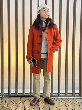 オレンジコート のメンズ人気ファッションコーディネート ユーザー ショップスタッフ Wear