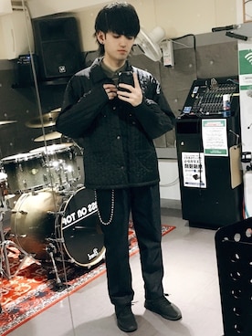 「バンドマン」｜「アイテム（財布/小物）」を使った、どこでもりょーへいビート🐰🥁さん（メンズ・170cm）の冬コーディネート