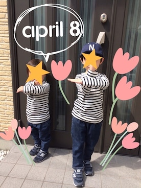 mkgさん（キッズ・110cm）の春コーディネート