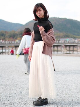 「Cawaii」｜かりーぬさん（レディース・156cm）の秋コーディネート