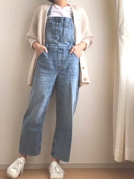「OLD NAVY（オールドネイビー）のアイテム（その他アウター）」を使った、みーたん🌙🤍さん（レディース・163cm）の春コーディネート