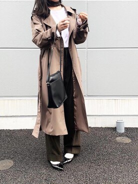 「HOTPING（ホッピン）のアイテム（ジャケット/アウター）」を使った、𝙰 𝚈 𝚄 𝙼 𝙸さん（レディース・164cm）の春コーディネート