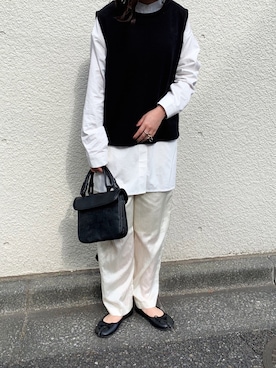 「BLUEPOPS（ブルーポップス）のアイテム」を使った、𝙰 𝚈 𝚄 𝙼 𝙸さん（レディース・164cm）の春コーディネート