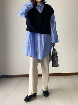 「BLUEPOPS（ブルーポップス）のアイテム」を使った、𝙰 𝚈 𝚄 𝙼 𝙸さん（レディース・164cm）の秋コーディネート