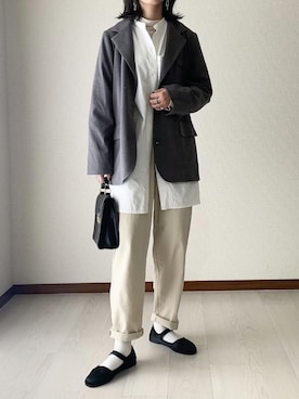 「BLUEPOPS（ブルーポップス）のアイテム」を使った、𝙰 𝚈 𝚄 𝙼 𝙸さん（レディース・164cm）の秋コーディネート