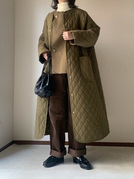 「Libra Cue（リブラ キュー）のアイテム（その他アウター）」を使った、𝙰 𝚈 𝚄 𝙼 𝙸さん（レディース・164cm）の冬コーディネート