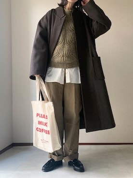 「BLUEPOPS（ブルーポップス）のアイテム」を使った、𝙰 𝚈 𝚄 𝙼 𝙸さん（レディース・164cm）の冬コーディネート