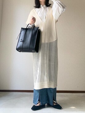 「cache cache（カシュ カシュ）のアイテム」を使った、𝙰 𝚈 𝚄 𝙼 𝙸さん（レディース・164cm・20代）の冬コーディネート