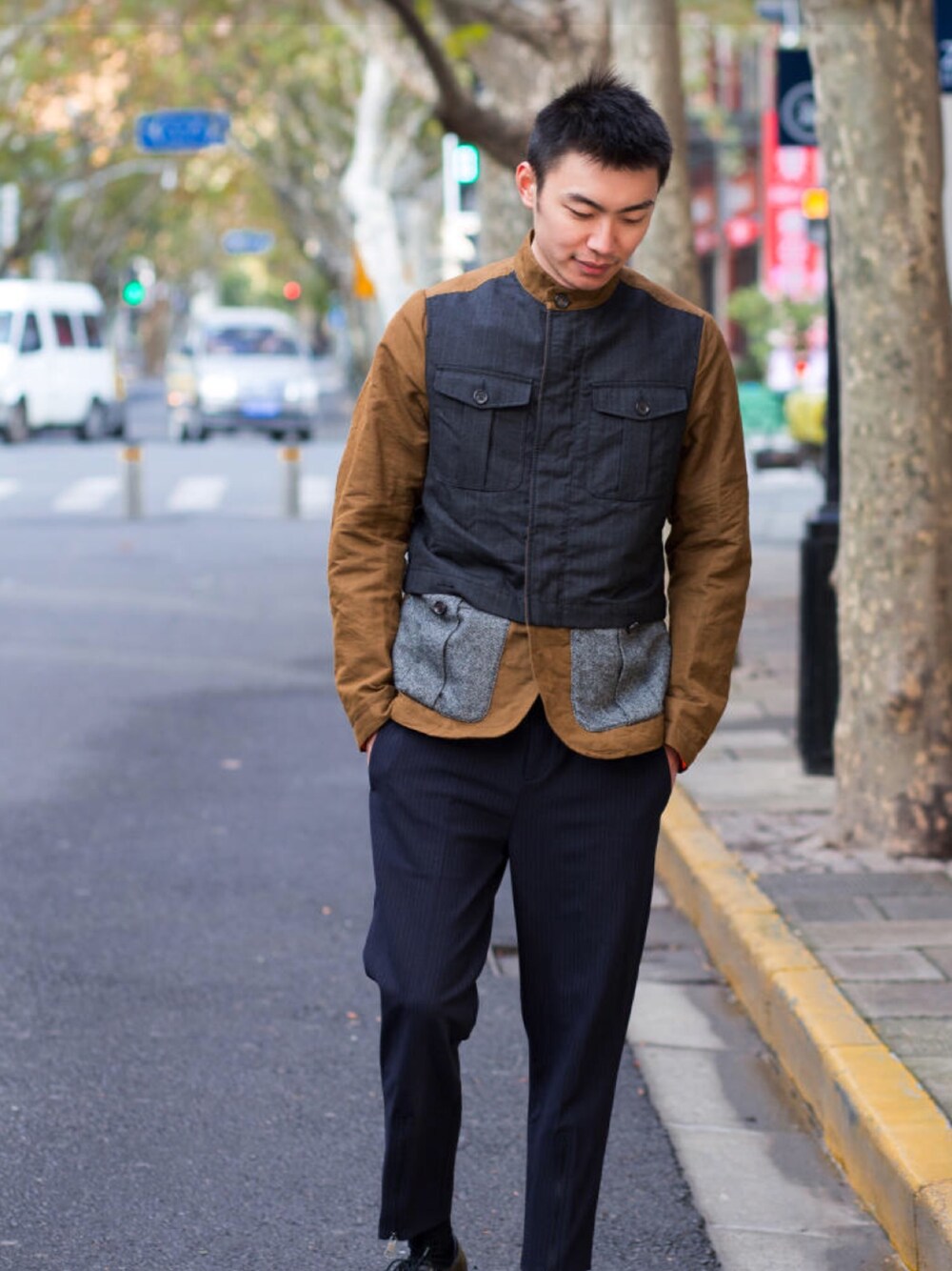 「date style♡」｜「NEIL BARRETTのアイテム（その他パンツ、ブラック系）」を使った、Jasonさん（メンズ・166cm）の春コーディネートの1枚目の写真
