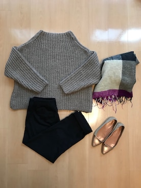 むつごろうさん（レディース・160cm）の秋コーディネート