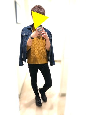 blackさん（メンズ・174cm）の秋コーディネート